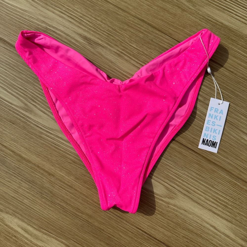Frankies Bikinis x Naomi Haven Cheeky Glitter Bikini Bottom